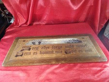 Antikes holzbild spruchbild gebraucht kaufen  Nürnberg