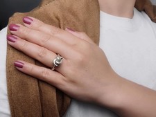 Silber ring knoten gebraucht kaufen  Gauting