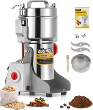 Moinho moedor de grãos elétrico CGOLDENWALL 800g segurança atualizado 2400W alta velocidade Sp comprar usado  Enviando para Brazil