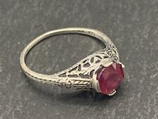 Rubin ring 925er gebraucht kaufen  Berlin