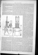 Antique print 1886 for sale  UK