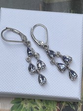 Earrings drops sterling for sale  NOTTINGHAM