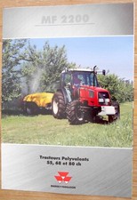 Brochure prospectus massey d'occasion  Expédié en Belgium