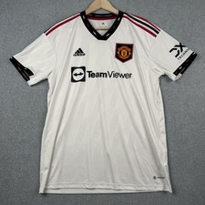 Camisa masculina Manchester United L Premier League futebol TeamViewer Adidas comprar usado  Enviando para Brazil
