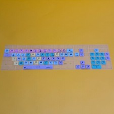 Recubrimiento de teclado LogicKeyboard transparente Apple atajos de corte final segunda mano  Embacar hacia Mexico