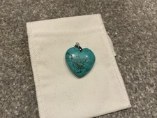 Blue turquoise heart for sale  GREAT YARMOUTH