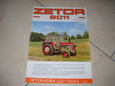 Zetor tracteur 8011 d'occasion  France