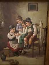 Dipinto olio tavola usato  Auronzo di Cadore
