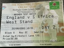 England south africa for sale  LOWESTOFT