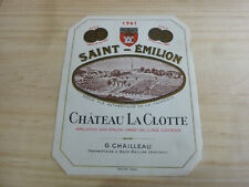 Etiquette vin ancienne d'occasion  Quimperlé