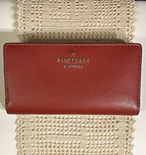 Cartera Kate Spade New York Staci Grande Delgada Doble Pliegue Cuero Saffiano ¡Grosella Roja!, usado segunda mano  Embacar hacia Argentina