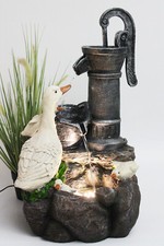Springbrunnen gänse led gebraucht kaufen  Wilhelmshaven