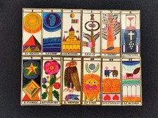 Elle Tarot 1964 – Jeu Divinatoire Vintage Complet – Alain Le Foll – Rare Édition comprar usado  Enviando para Brazil