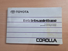 Toyota corolla betriebsanleitu gebraucht kaufen  Demmin
