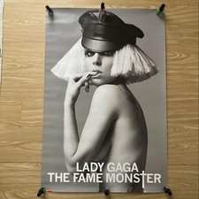 Usado, Raro Lady GAGA THE FAME MONSTER 2009 Reino Unido Cartaz Oficial Original 24x36 polegadas F/S comprar usado  Enviando para Brazil