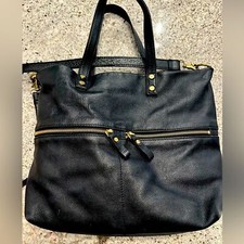 Bolsa de ombro Aspen de couro fino preta comprar usado  Enviando para Brazil