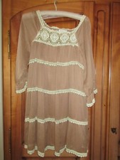 Robe choklate beige d'occasion  Le Mans