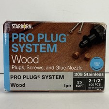 Sistema de plugue Starborn Industries IPE Pro para kit de deck de madeira - 25 pés quadrados comprar usado  Enviando para Brazil