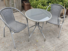 Grey rattan aluminium for sale  NOTTINGHAM