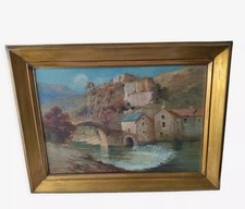 Huile toile yvonne d'occasion  Perpignan-