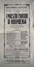 Maestri cantori..... locandina usato  Torino