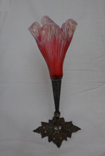 Victorian vaseline cranberry for sale  DUNSTABLE