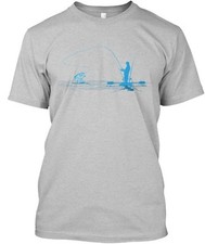 Camiseta pesca caiaque robalo feita nos EUA tamanho P a 5XL comprar usado  Enviando para Brazil
