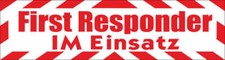 Magnetschild first responder gebraucht kaufen  Leipzig