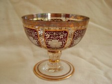 Antique bohemian etched d'occasion  Gien