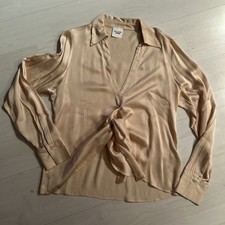 Bluse satin gold gebraucht kaufen Bluse satin gold gebraucht kaufen  Wiemersdorf