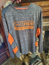 Camisa masculina Under Armour pesca peixe manga longa XL equipamento térmico solto adulto top comprar usado  Enviando para Brazil