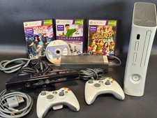 Usado, Console Microsoft Xbox 360 HHD, cabos de alimentação e AV, 2 controles remotos, Kinect e jogos comprar usado Usado, Console Microsoft Xbox 360 HHD, cabos de alimentação e AV, 2 controles remotos, Kinect e jogos comprar usado  Enviando para Brazil