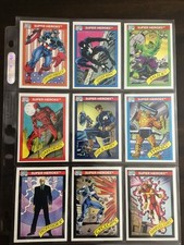 Usado, 1990 Impel Universo Marvel Série 1 Conjunto Completo 1-162 Sem Hologramas comprar usado  Enviando para Brazil