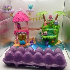 Conjunto de luzes e som para festa tropical Hatchimals 11 bonecos um flocado e caixa comprar usado  Enviando para Brazil