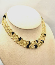 Collana vintage cristallo usato  Palermo