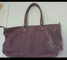 Lacoste aubergine tote for sale  DUNSTABLE