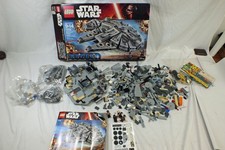 Vintage Lego Star Wars Millennium Falcon 75105 Kit na Caixa Parcialmente Montado comprar usado  Enviando para Brazil