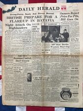 Jornal original 1945 Batavia Guy Packer Manny Shinwell Footballers Strike comprar usado  Enviando para Brazil