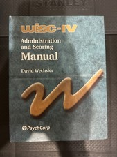 Wisc administration scoring for sale  Los Angeles