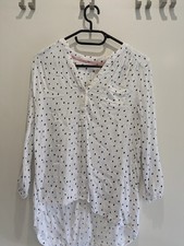 Weiße bluse schwarzen gebraucht kaufen  Wadgassen