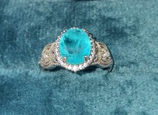 925 silberring paraiba gebraucht kaufen  Nossen