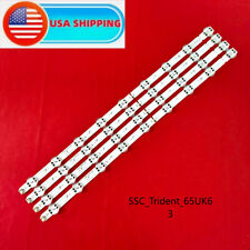 Tiras de LED para LG Trident_65UK63 65UK6300PLB 65UK6090PUA 65UM6900PUA 65C63CKECA comprar usado  Enviando para Brazil