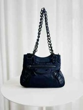 Mini bolsa BALENCIAGA cetim motocross clássica cidade comprar usado  Enviando para Brazil