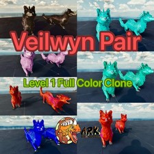 Par de estatísticas superiores Ark Survival Ascended PVE Veilwyn nível 1 colorido comprar usado  Enviando para Brazil