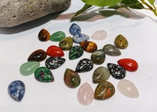 Lot cabochons gouttes d'occasion Lot cabochons gouttes d'occasion  Tigy