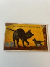 Cat vintage postcard for sale  Waltham
