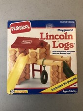 Usado, Estruturas de madeira vintage para playground Playskool Lincoln Logs comprar usado  Enviando para Brazil