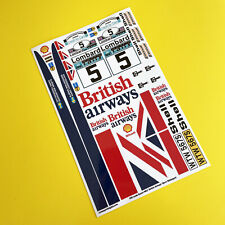 Adesivos decalques RC 10ª escala 1:10 'British Airways' ESCORT MK2 1977 RAC RALLY, usado comprar usado  Enviando para Brazil