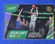 Usado, Jayson Tatum 2017-18 Panini Prestige Highlight Reel Rookie Card (RC) "MIST" SP comprar usado  Enviando para Brazil
