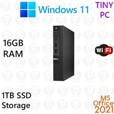Dell Optiplex 3020M Micro Tiny PC i5-4590T 16GB 1TB SSD Win11 WIFI BT comprar usado  Enviando para Brazil